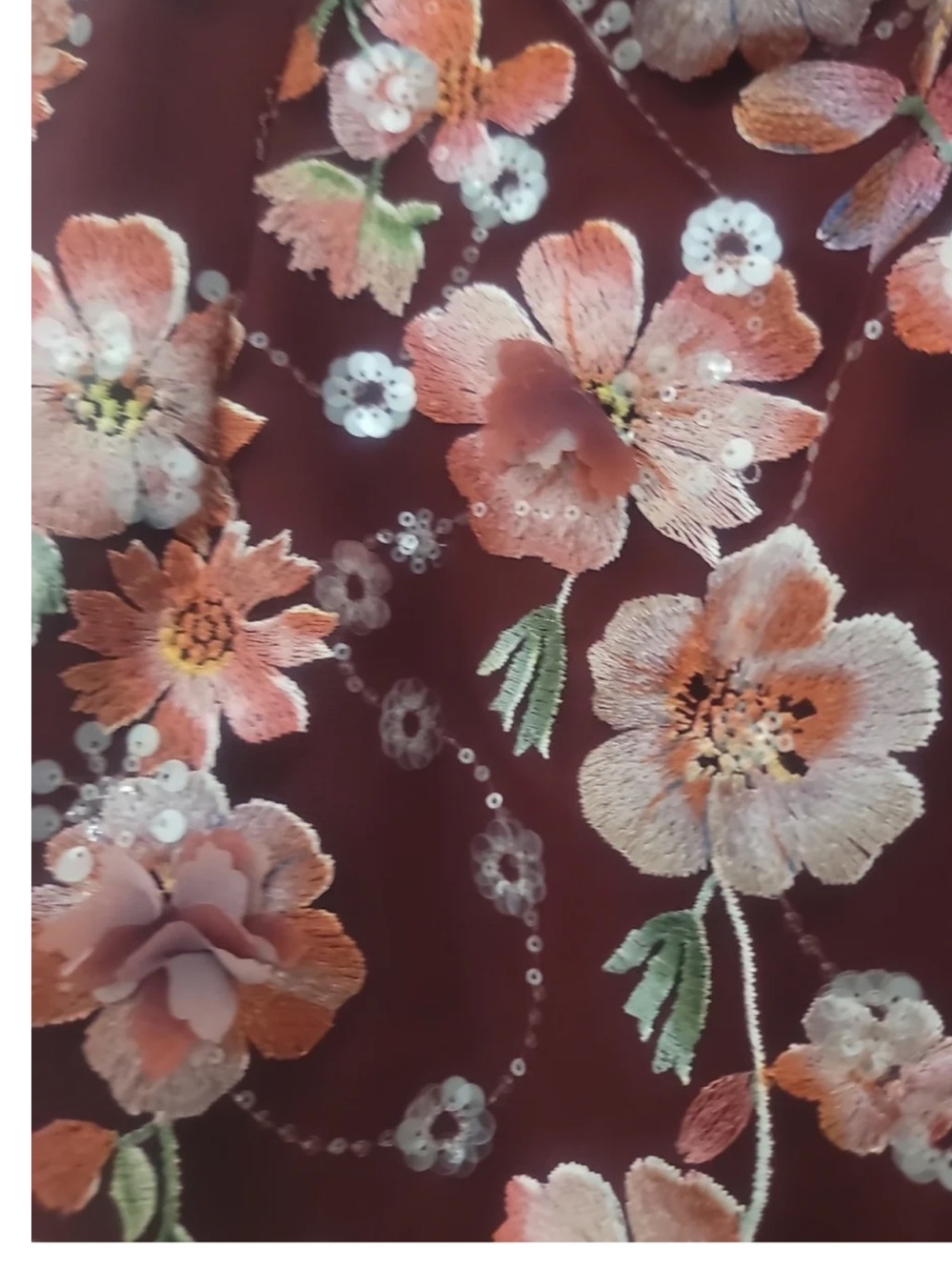 Adrianna Papell
Women's Embroidered Floral Midi Dress sz 8 NWT - Picture 4 of 9